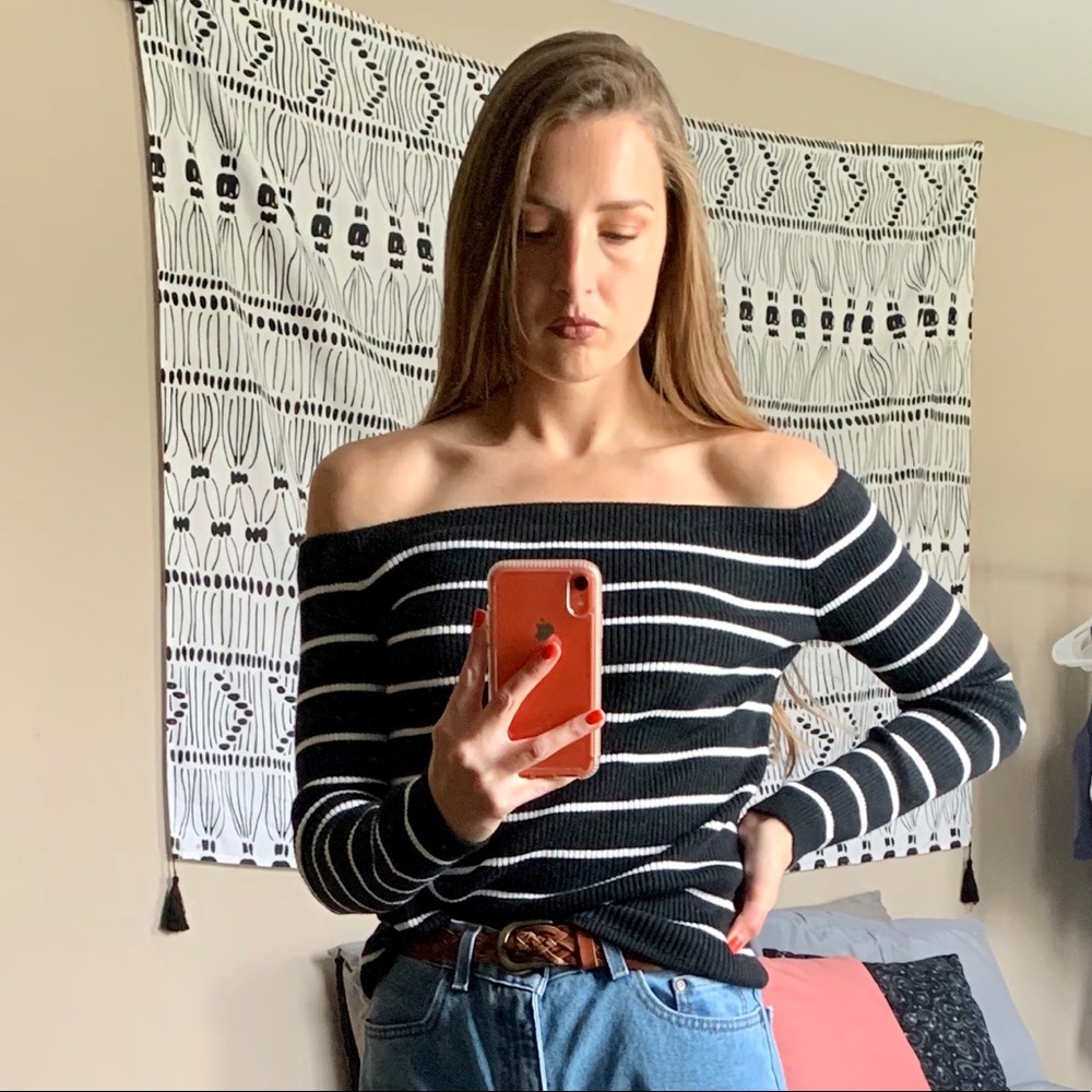 American Eagle Off-Shoulder Sweater